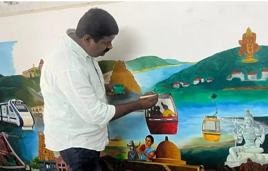 Vizag Artist’s Millet Art Heads to Vatican