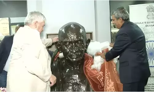 Gandhis Bust Unveiled In South African Province Where Indians Were Banned For Over Century