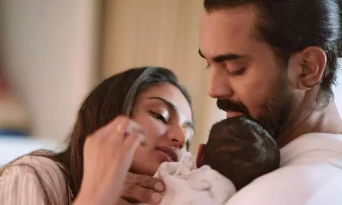 Athiya Shetty, KL Rahul reveal daughters name Athiya Shetty, KL Rahul reveal daughters name