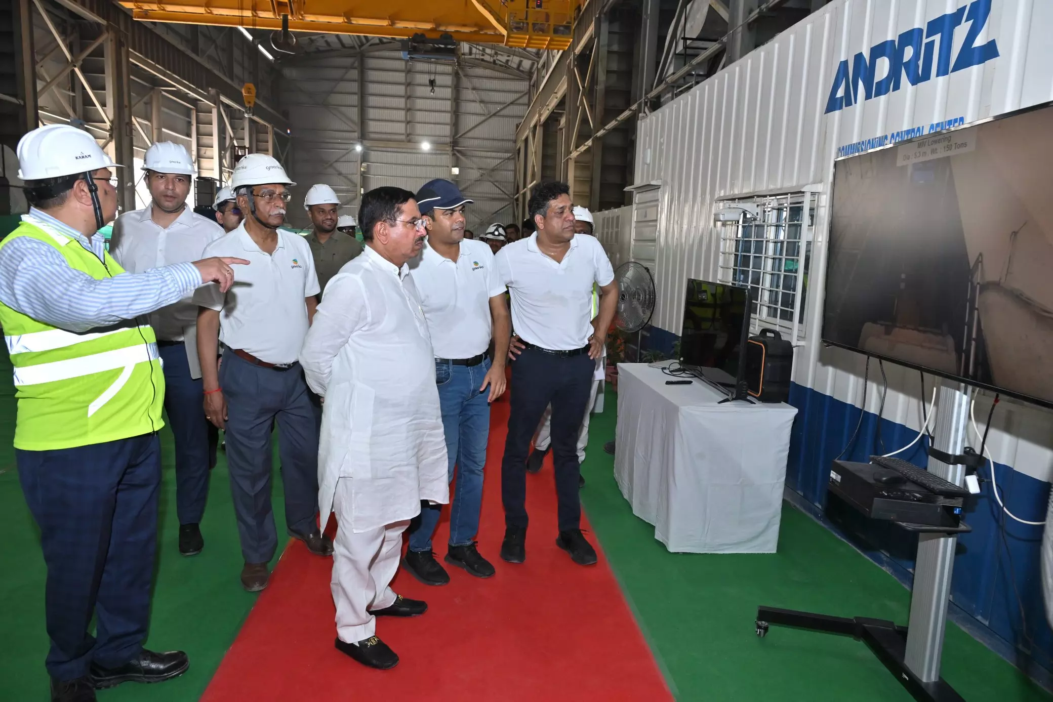 Union Minister Prahlad Joshi Visits Greenko’s Renewable Energy Project