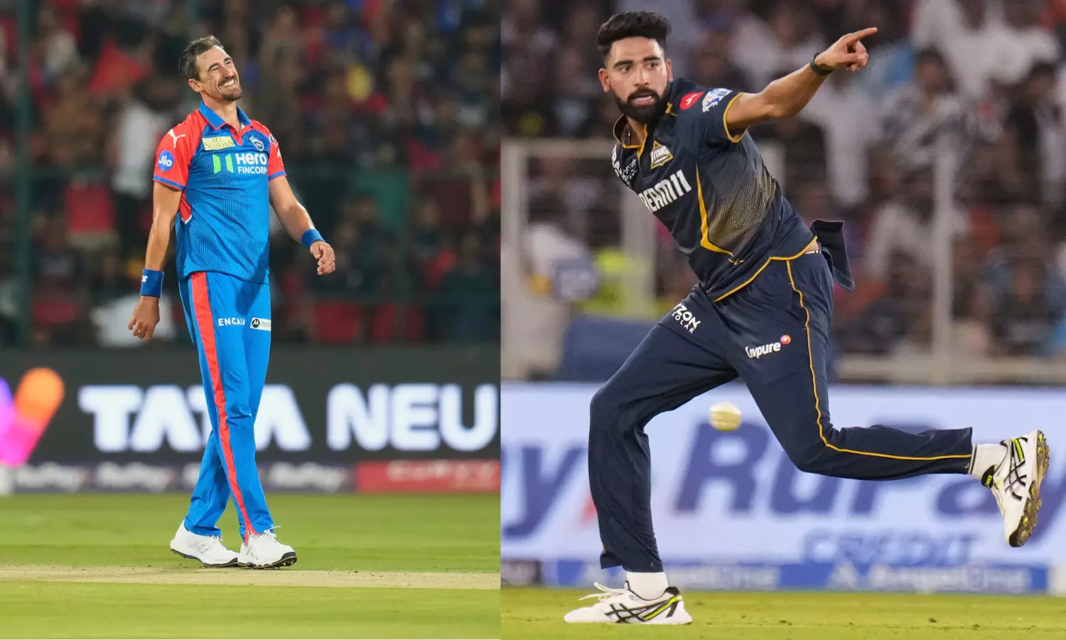 IPL 2025: Siraj vs Starc Faceoff in Todays DC Vs GT Match