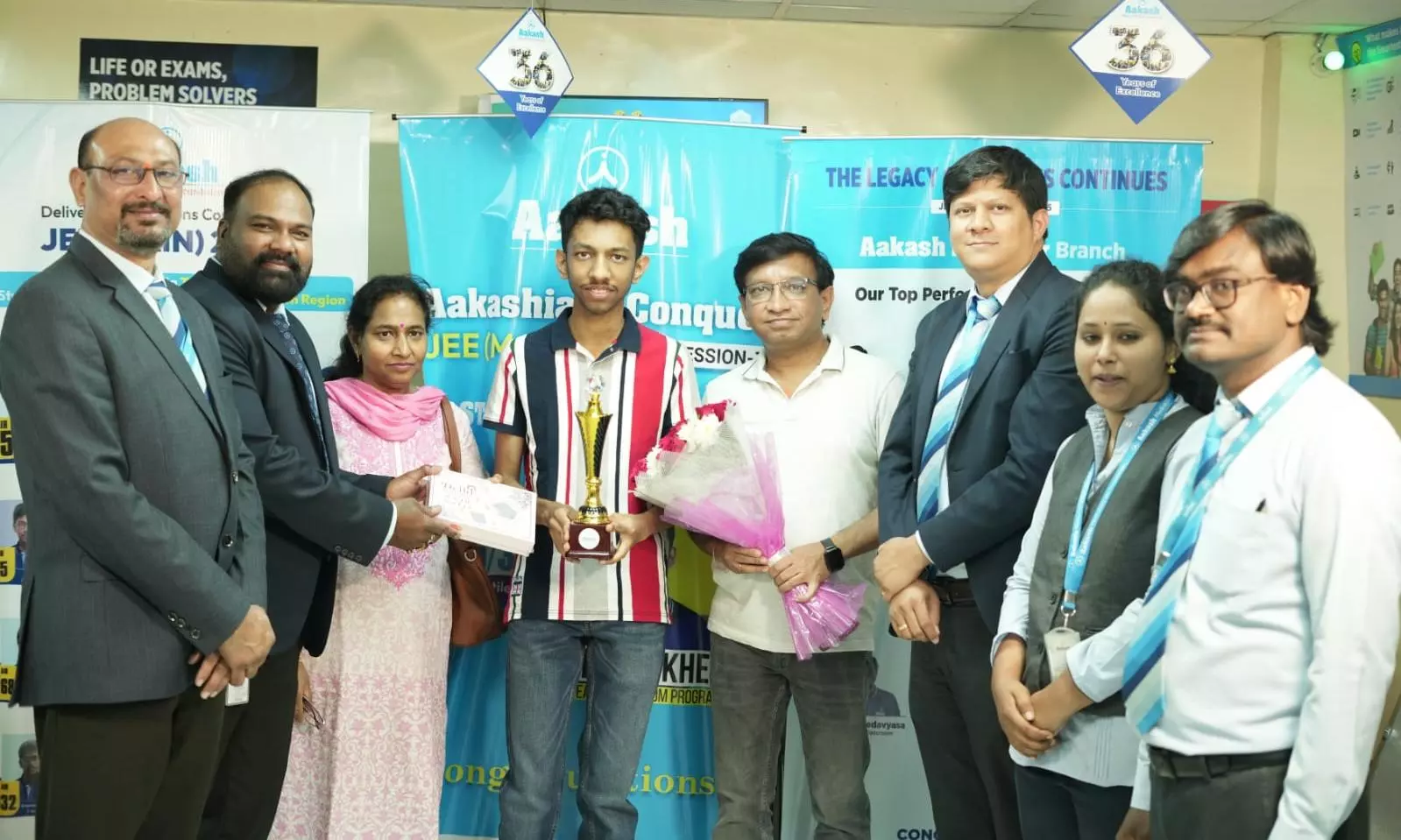 Aakash Student Harssh A Gupta Tops Telangana In JEE Mains 2025 Session- 2