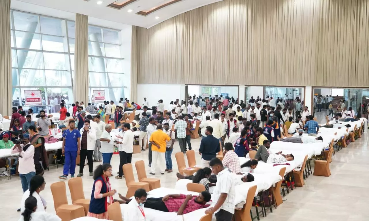 Record-breaking Blood Donation Drive Marks Vemireddy’s Birthday