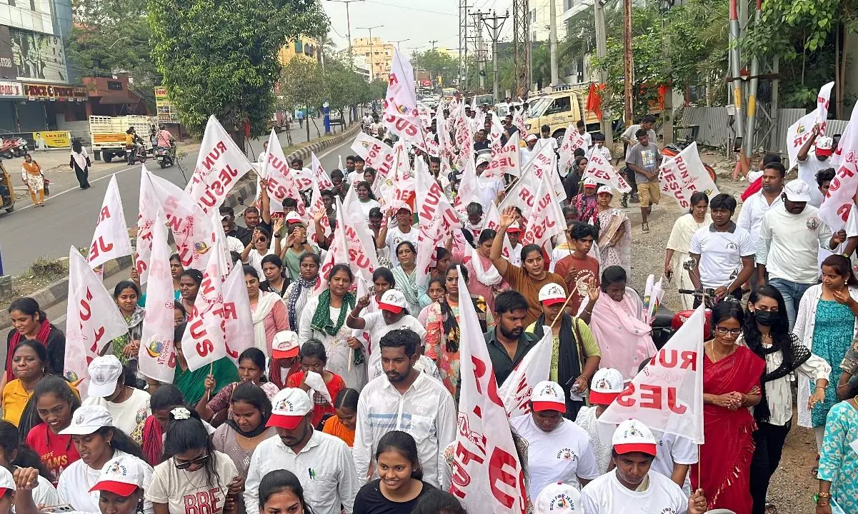 34 ‘Run For Jesus’ Processions Dot Hyderabad