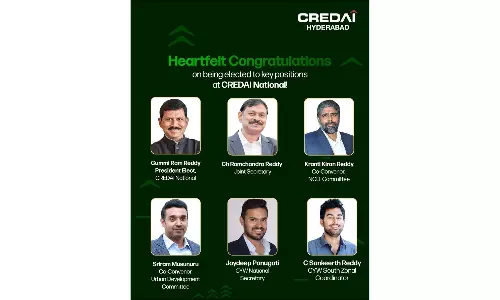 CREDAI Hyderabad Members Entrusted With Key Roles At National Level