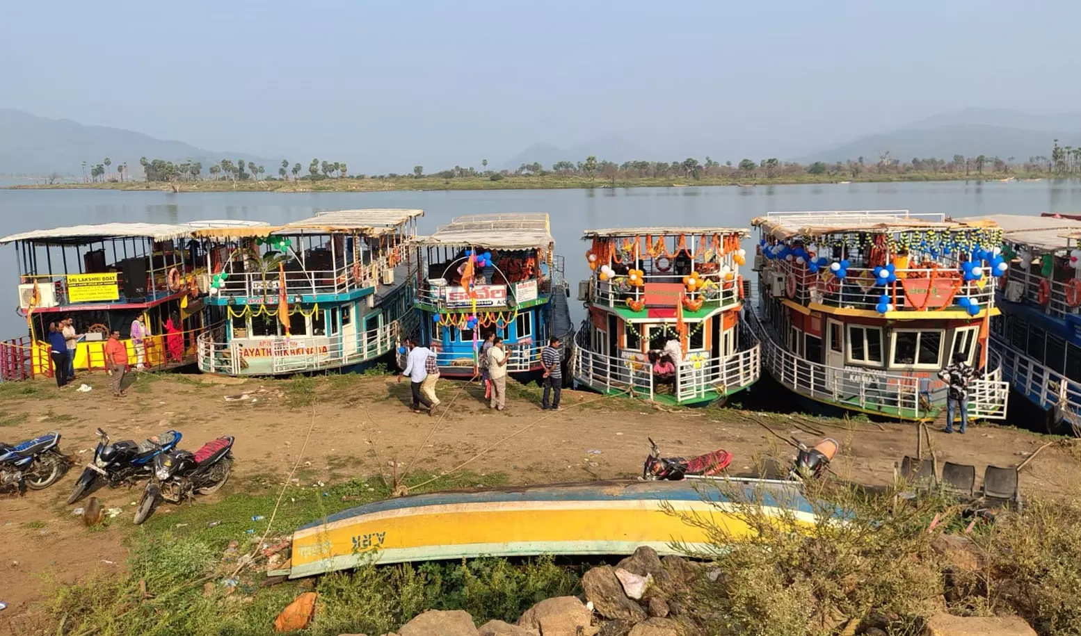 Tourism Boat Operators Seek Permanent Jetty in Polavaram Project Area