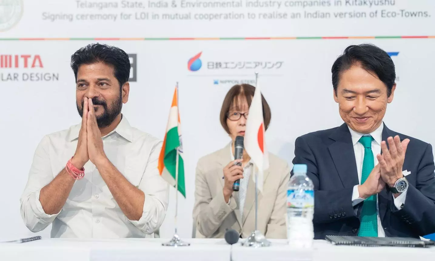 Revanth Taps Japan for Eco-town in Hyderabad Revanth Taps Japan for Eco-town in Hyderabad