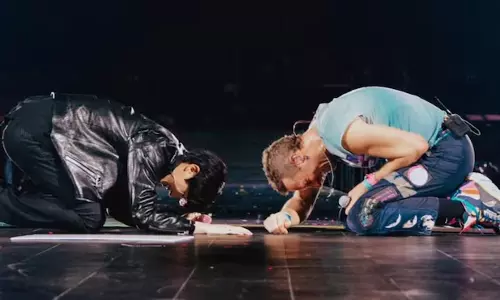 BTS’ Jin Makes Surprise Stage Comeback with Coldplay in Seoul