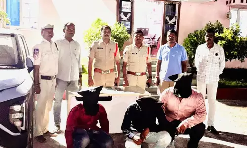 Petrol Bunk Fraudsters Nabbed After 20 Thefts in Warangal Petrol Bunk Fraudsters Nabbed After 20 Thefts in Warangal
