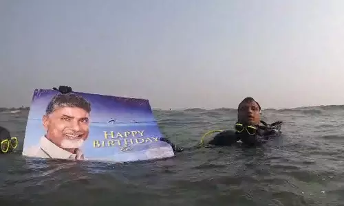 Livein Adventures Celebrates CM Naidu’s Birthday Underwater