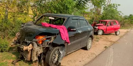 Three Including Infant Killed in Head-On Collision in Medak