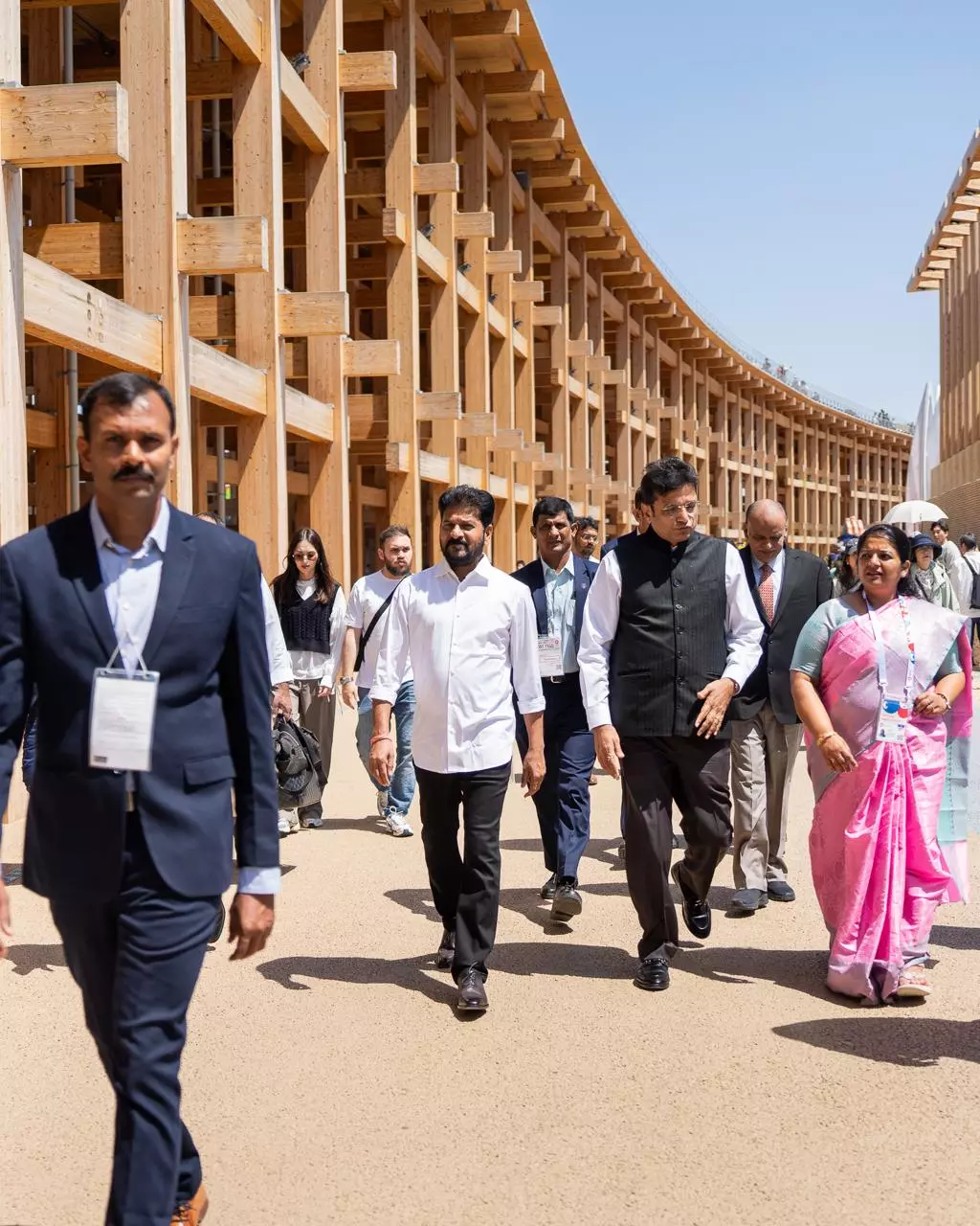 Revanth Reddy Unveils Telangana Zone At Osaka Expo