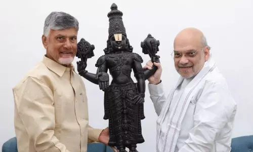 Naidu Calls on Central Ministers, Seeks Aid for AP Projects