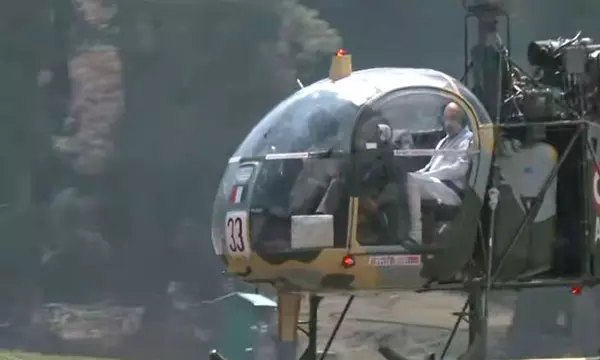 Amit Shah Visits Baisaran Meadow, Site of Pahalgam Terror Attack