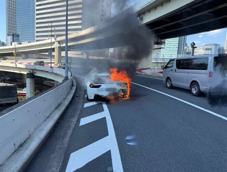 Ferrari Burns Down Days After 10-Year Wait by Tokyo Owner Ferrari Burns Down Days After 10-Year Wait by Tokyo Owner
