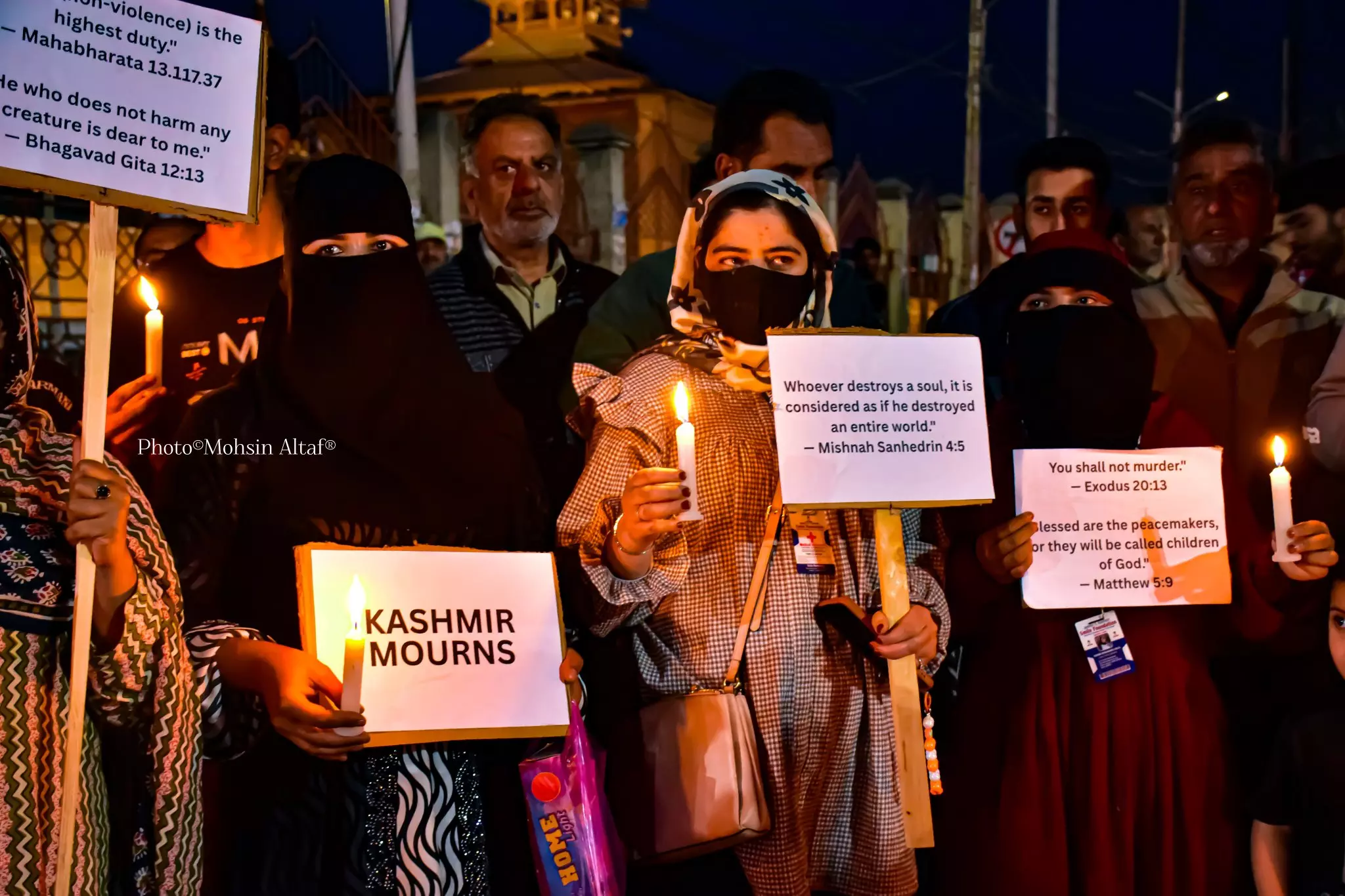 J&K Protests and Mourns Killing of Innocent Tourists by Terrorists