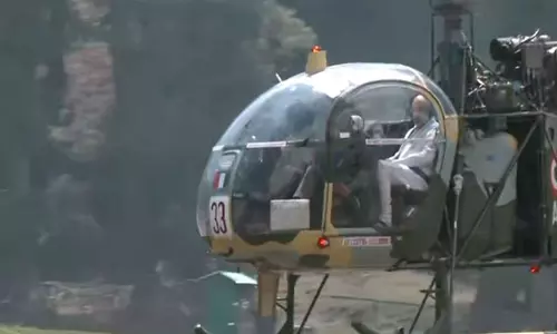 Amit Shah Visits Baisaran Meadow, Site of Pahalgam Terror Attack