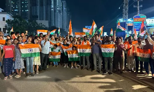 Tellapur Holds Rally For Pahalgam Victims