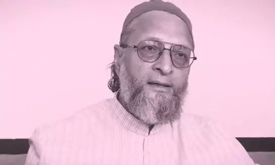 Friday Prayers with Black Armband: Asaduddin Owaisi