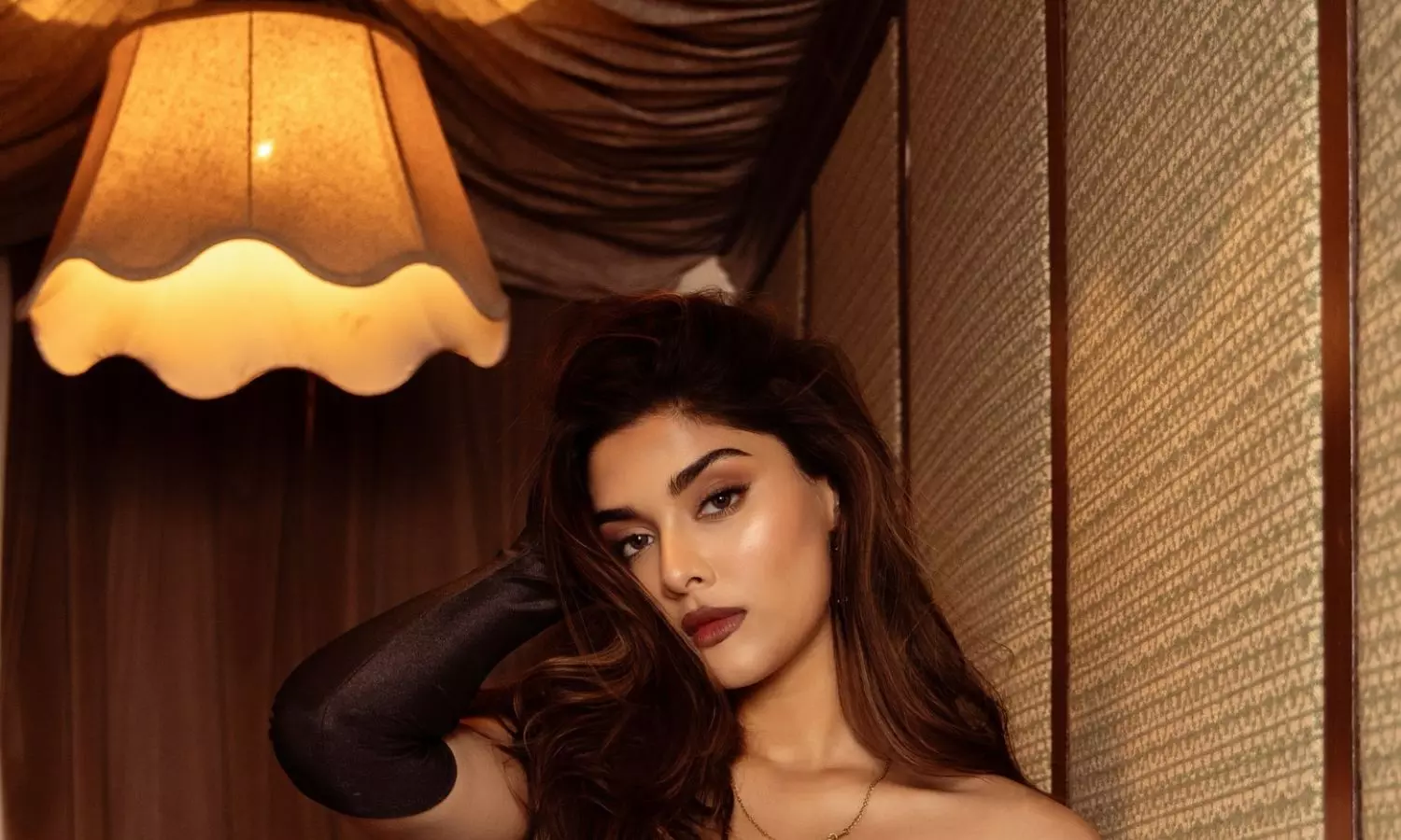 Saiee Manjrekar Stuns in Bold Corset Gown, Redefining Elegance