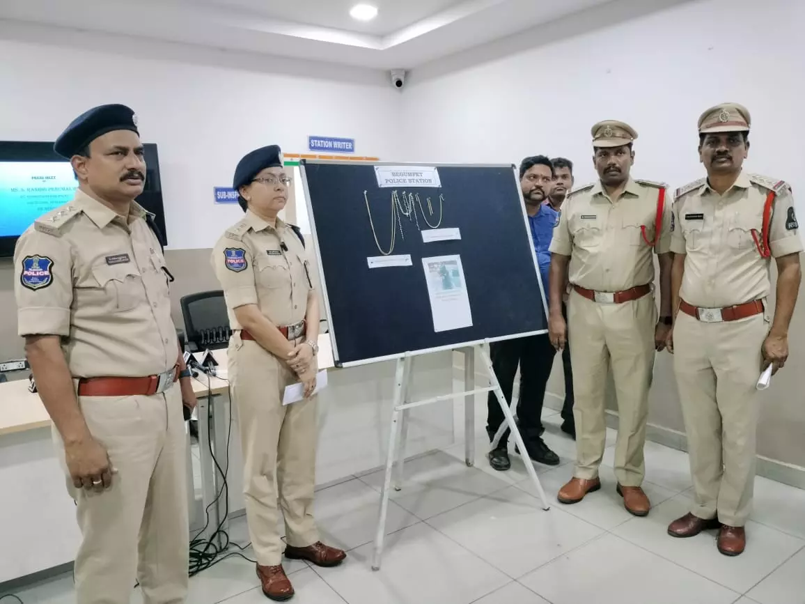 Hyderabad Police Nabs Serial Chain Snatcher