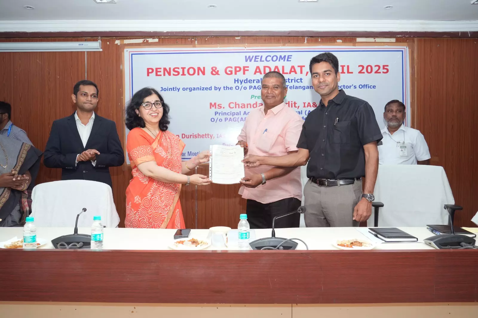 Pension Payments, GPF Authorizations Distributed At Hyderabad Collectorate