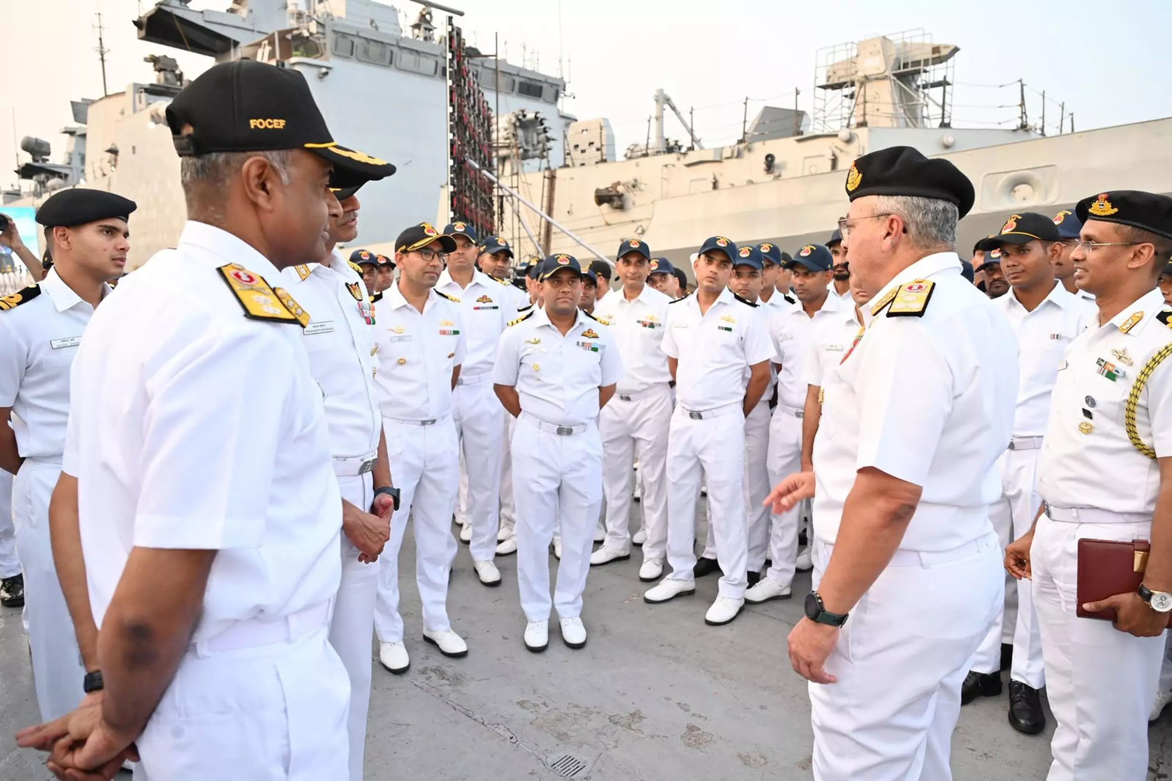 Combat-ready Focus: ENC Chief Urges Vigilance and Professionalism