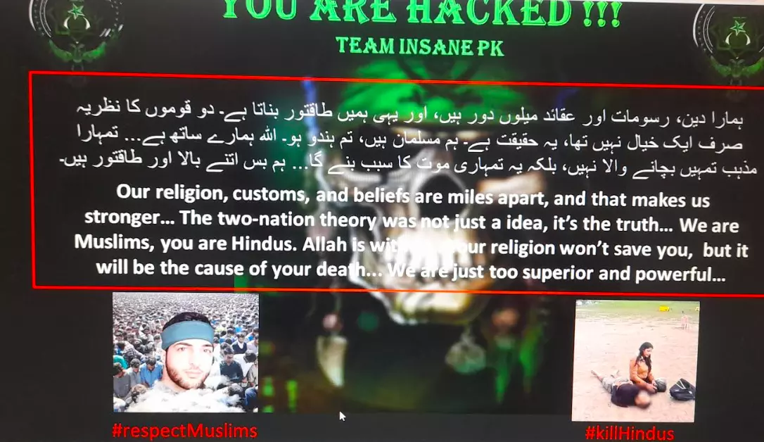 Pak Hackers Deface Army College Of Nursing Website Pak Hackers Deface Army College Of Nursing Website