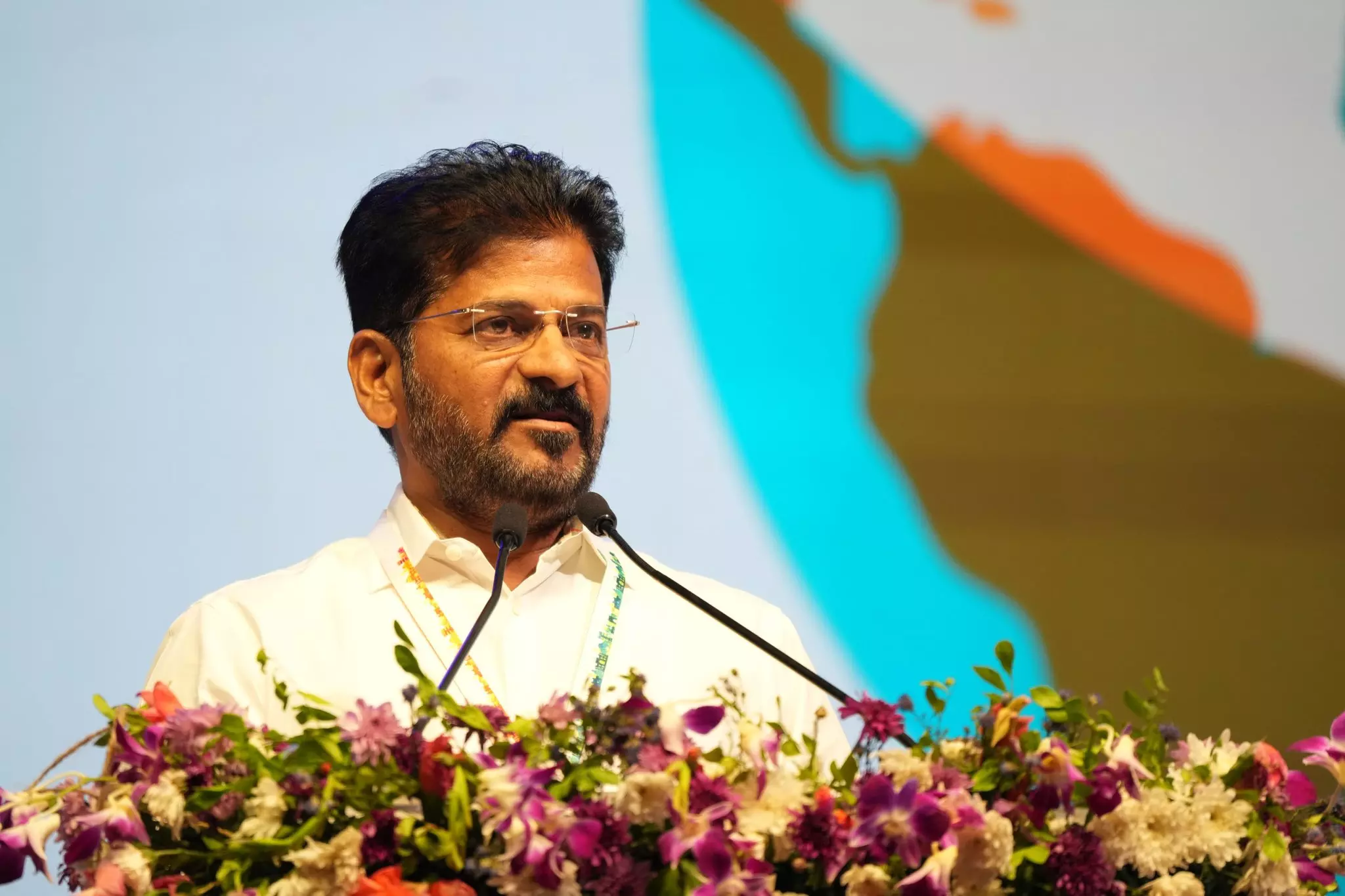 CM Revanth Showcases Telangana Model at Bharat Summit