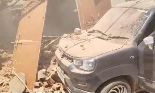 IAF Object Falls on MP House, Causes Major Damage