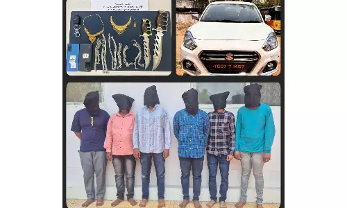 6 Masked Dacoits Held In Rajendranagar For Stealing Ornaments From Techie’s House