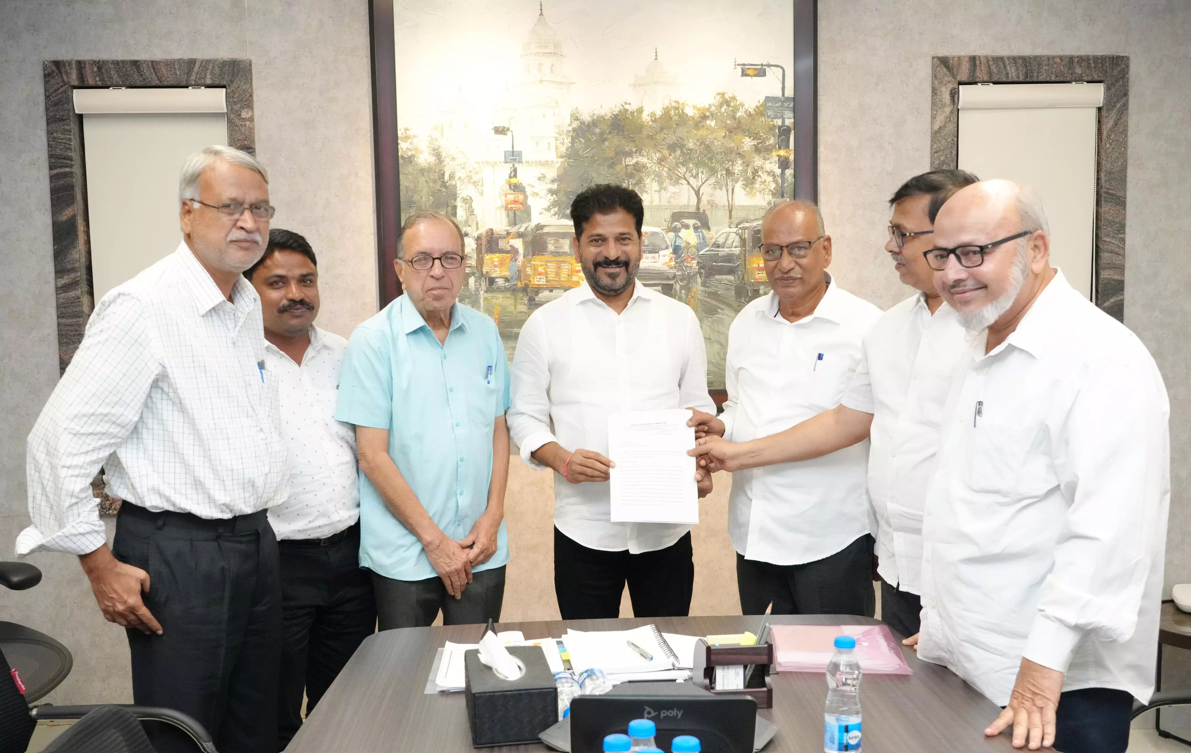 Peace Committee Members Meet CM Revanth to Cease Fire on Maoists