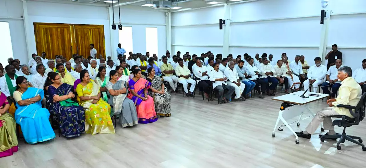 CM Naidu Justifies Plan To Acquire More Land For Amravati