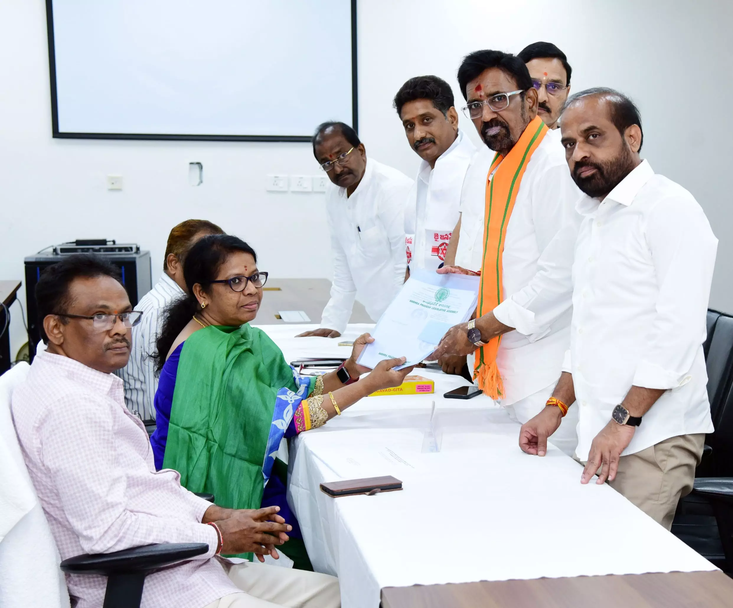 Paka Satyanarayana Files Nomination For Rajya Sabha Bypoll