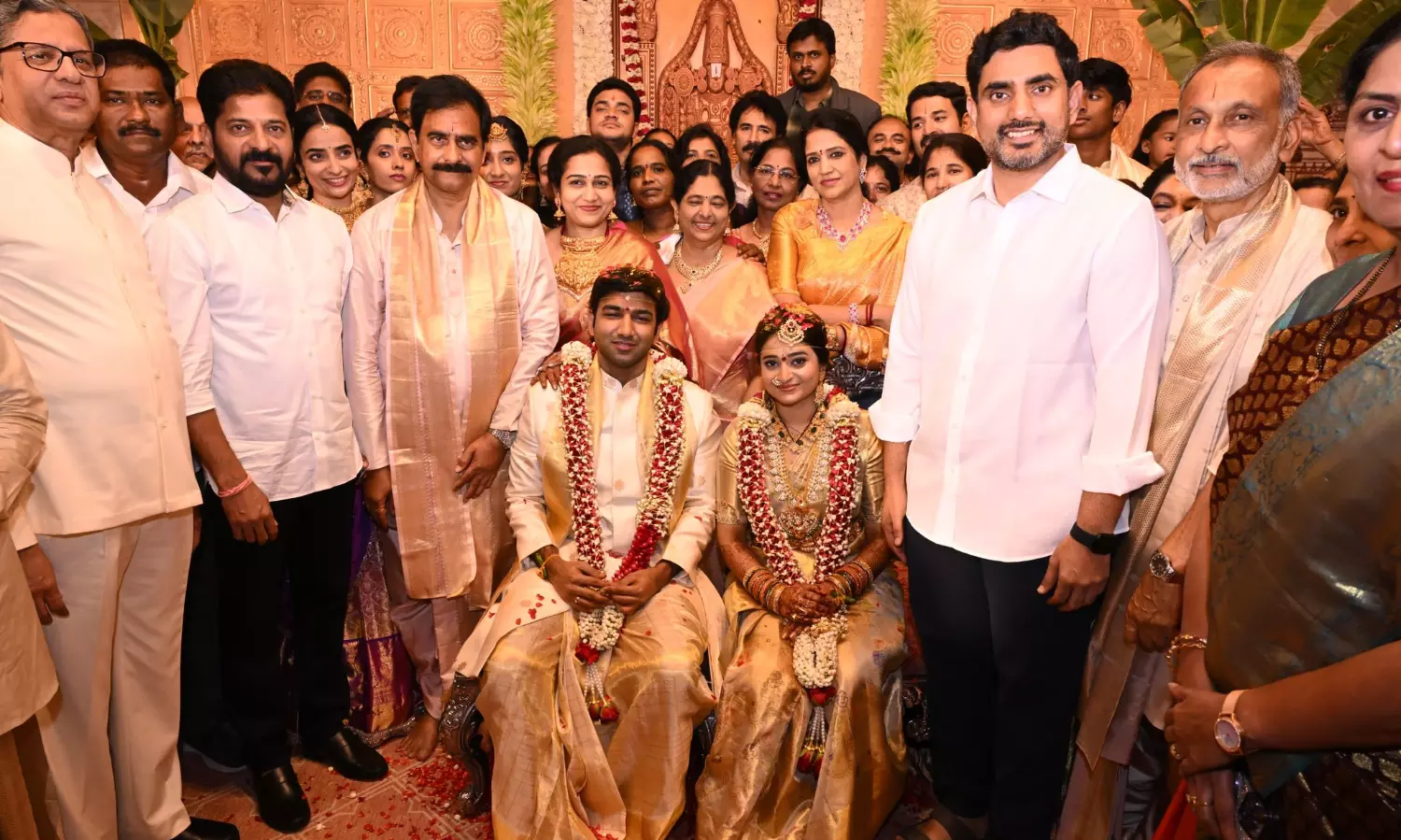 Revanth Reddy Attends Devineni Umas Sons Wedding in AP
