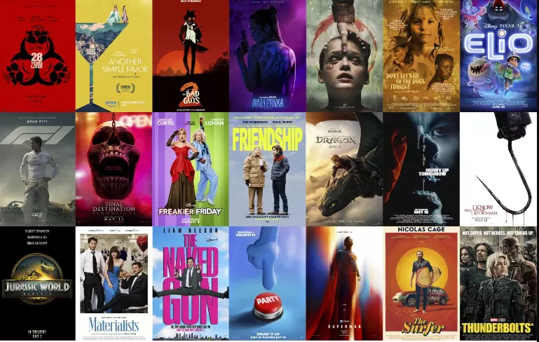 Summer Movie Guide 2025: What’s Coming May to August