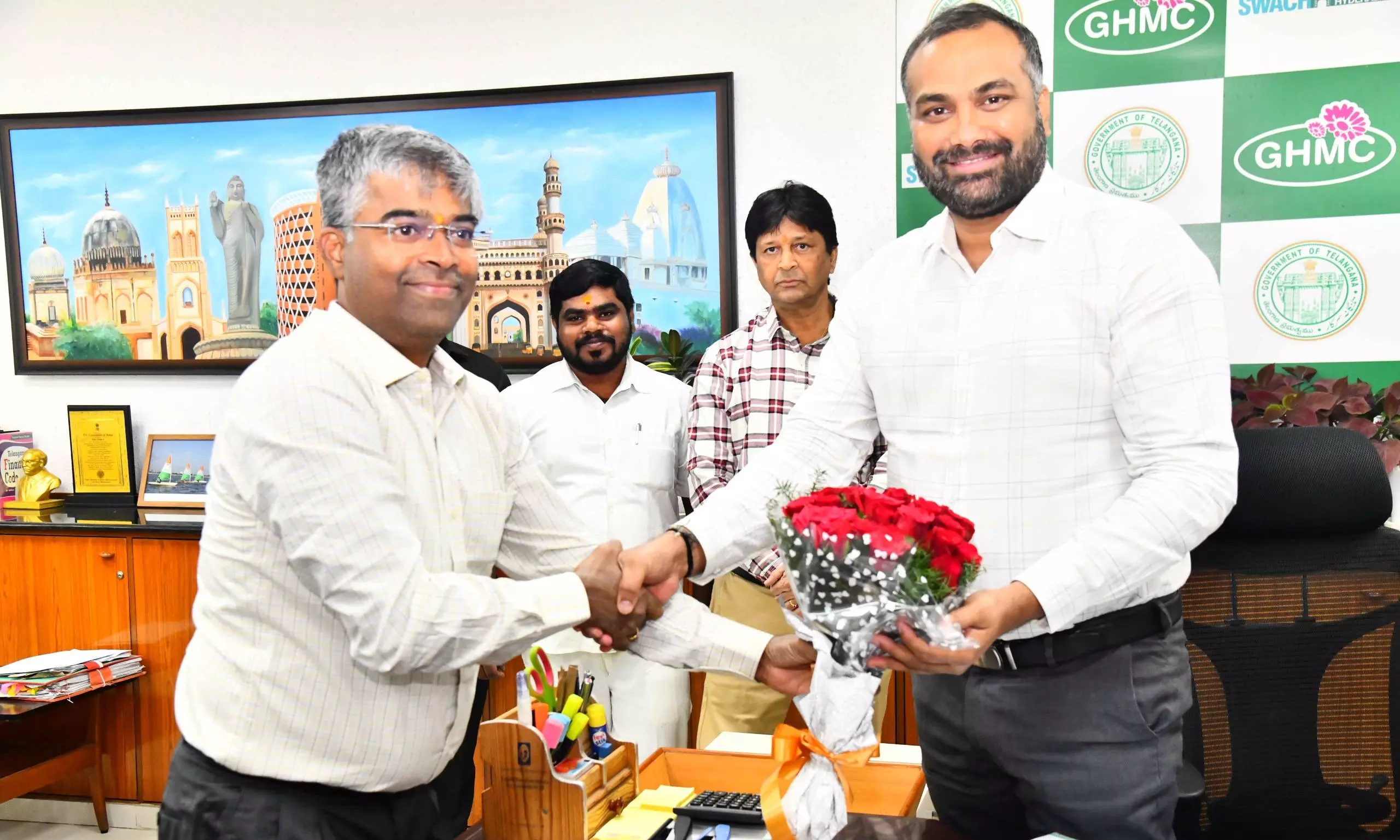 RV Karnan Takes Charge as GHMC Commissioner