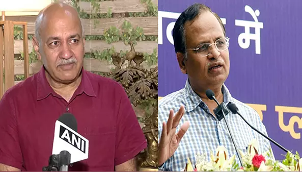 Manish Sisodia, Satyendar Jain Booked in Rs 2,000Cr Classroom Construction Scam Manish Sisodia, Satyendar Jain Booked in Rs 2,000Cr Classroom Construction Scam