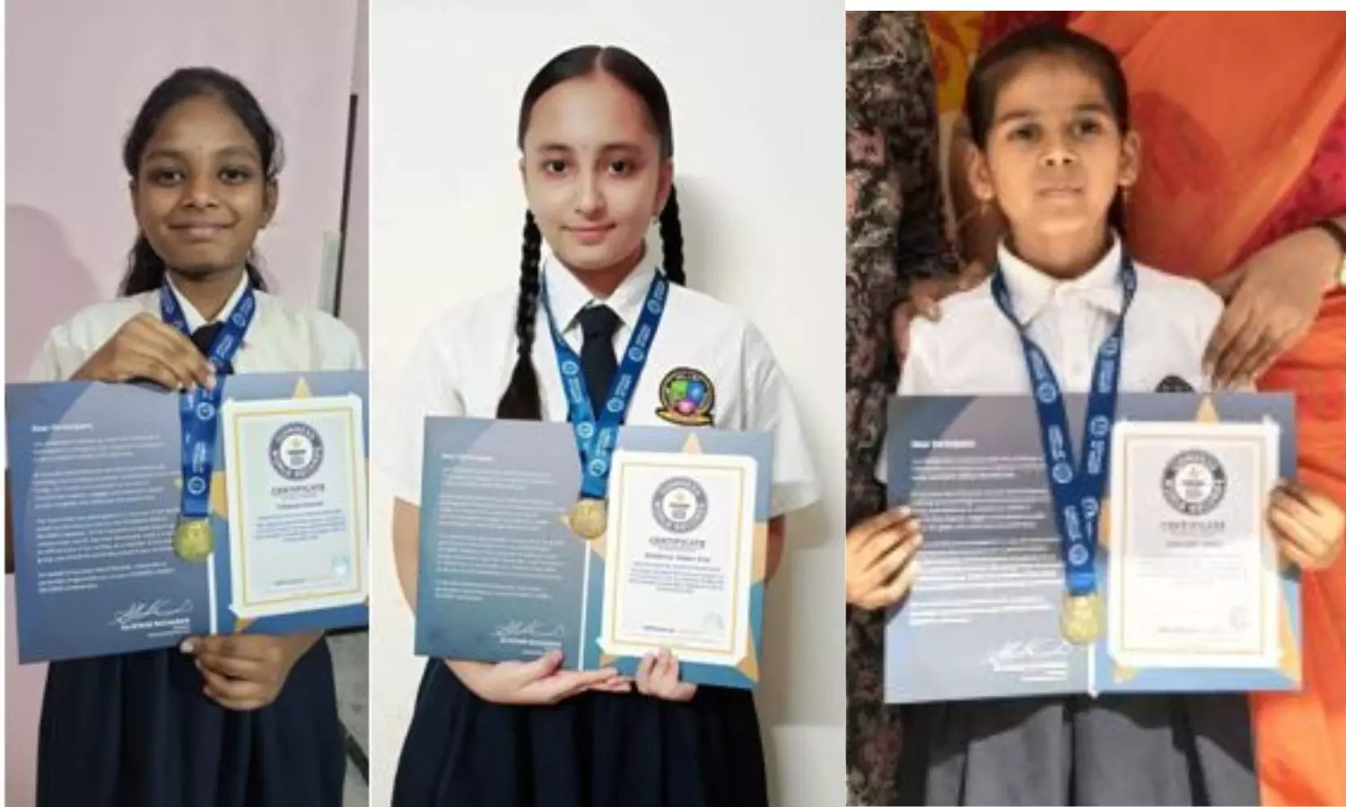 3 Students From Hyderabad Set Guinness World Record In Kuchipudi Dance