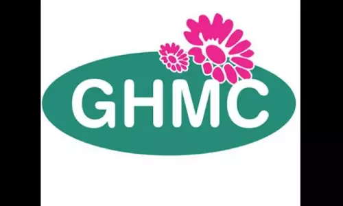 BJP Corporators Protest at GHMC Head Office