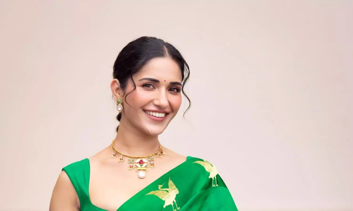 Felt Like a Peacock: Ruhani Sharma Shines in Emerald Elegance