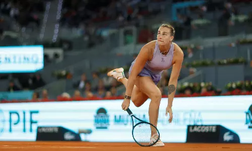 Sabalenka Eases Past Kostyuk Into Madrid Open Semis