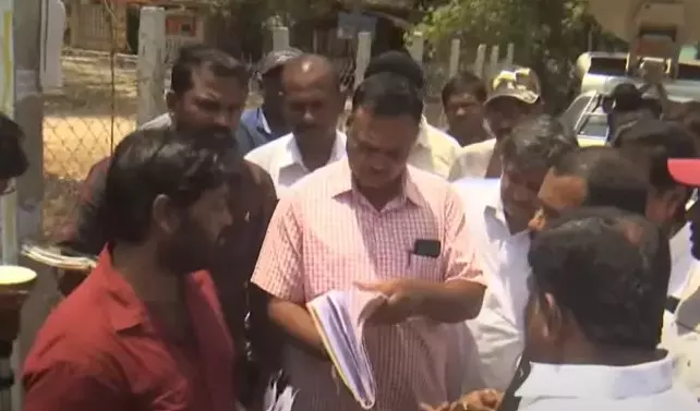 Officials Conduct Land Survey at Bugga Mutt Amid Encroachment Allegations