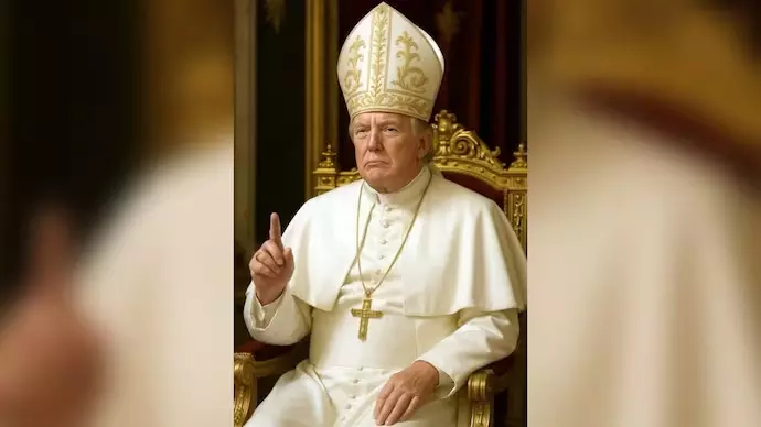 Trump Posts AI-Generated Photo Of Himself In Papal Attire