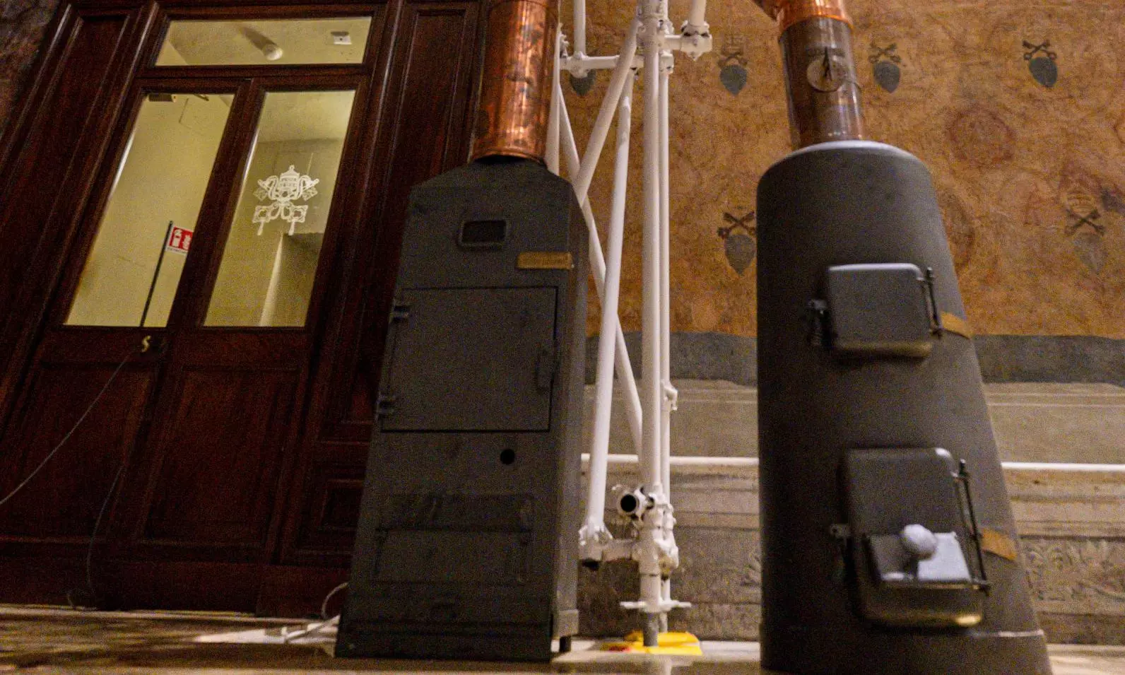 Vatican: Stove Installed for Papal Ballot Burning