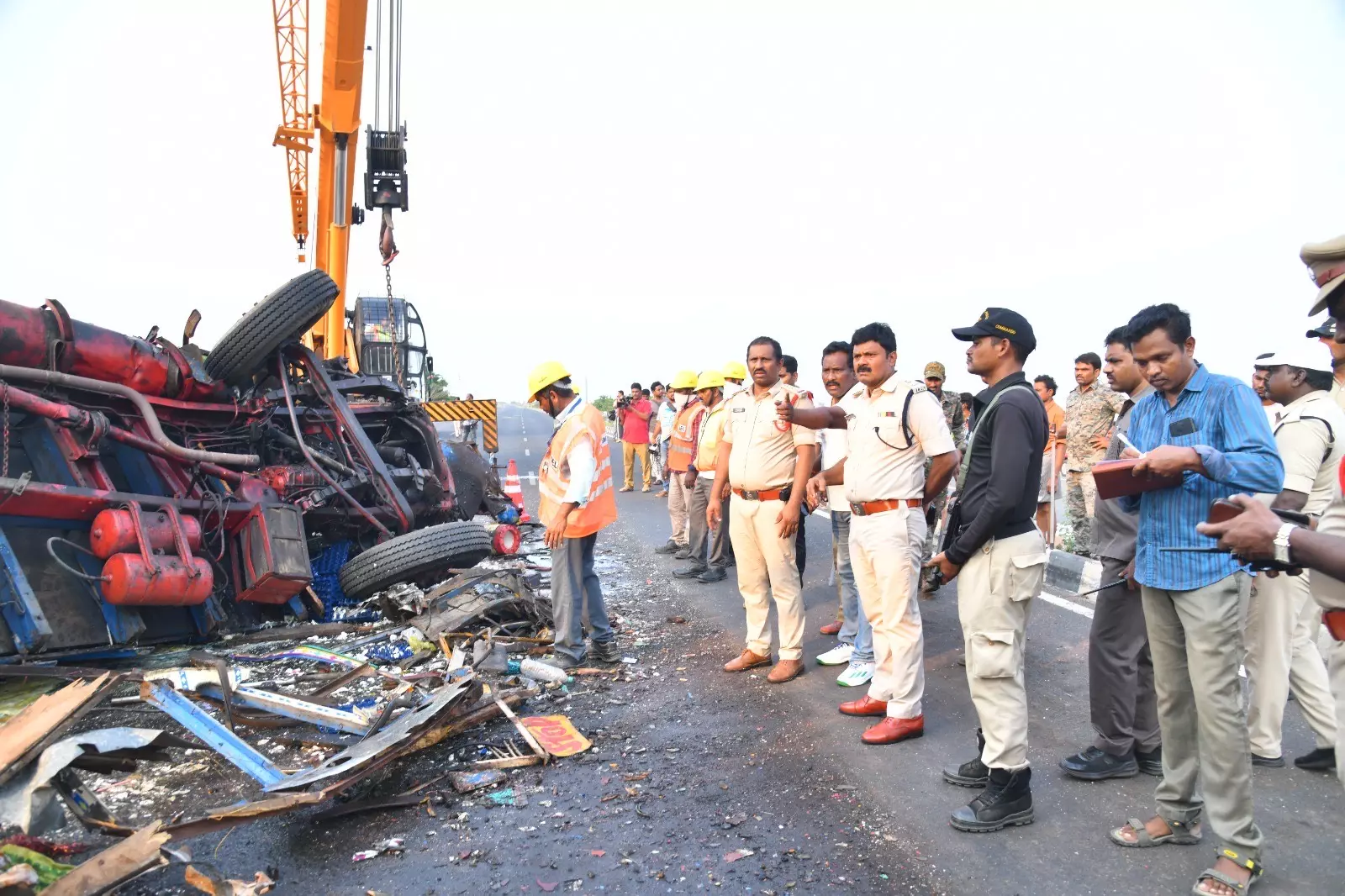 Five Killed in Multiple National Highway Crashes Near Ongole