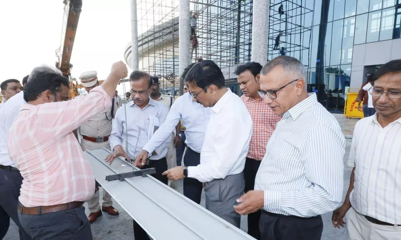 SCR Orders Probe After Ceiling Collapse at Charlapalli Station