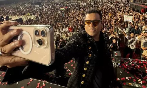 AR Rahman Posts Selfie With Fans After The Wonderment Tour Show, Joined By Dhanush On Stage