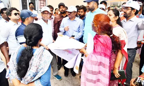 Telangana CS Inspects Progress Of Major Infra Works In Hyderabad