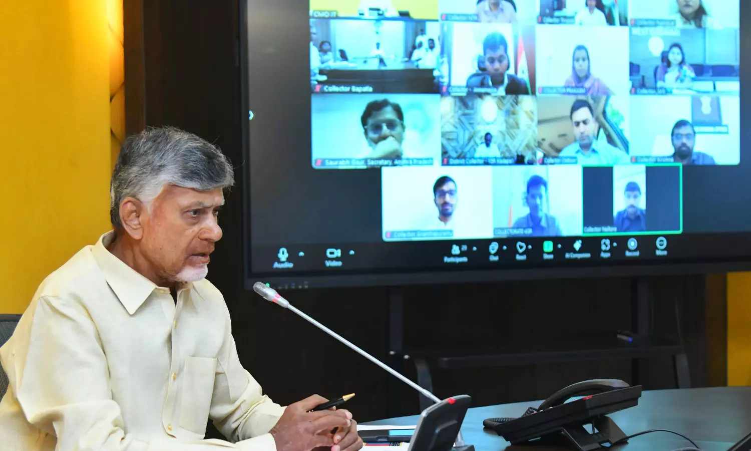 Naidu Orders Financial Relief to Rain-Hit Farmers